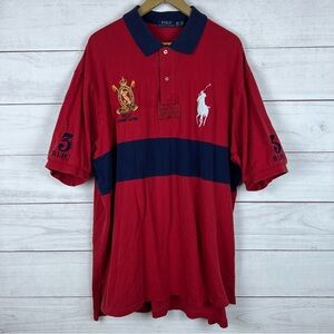 Polo Ralph Lauren Shirt Mens 2XLT Red Big Pony RLPC 3 Summer Classic